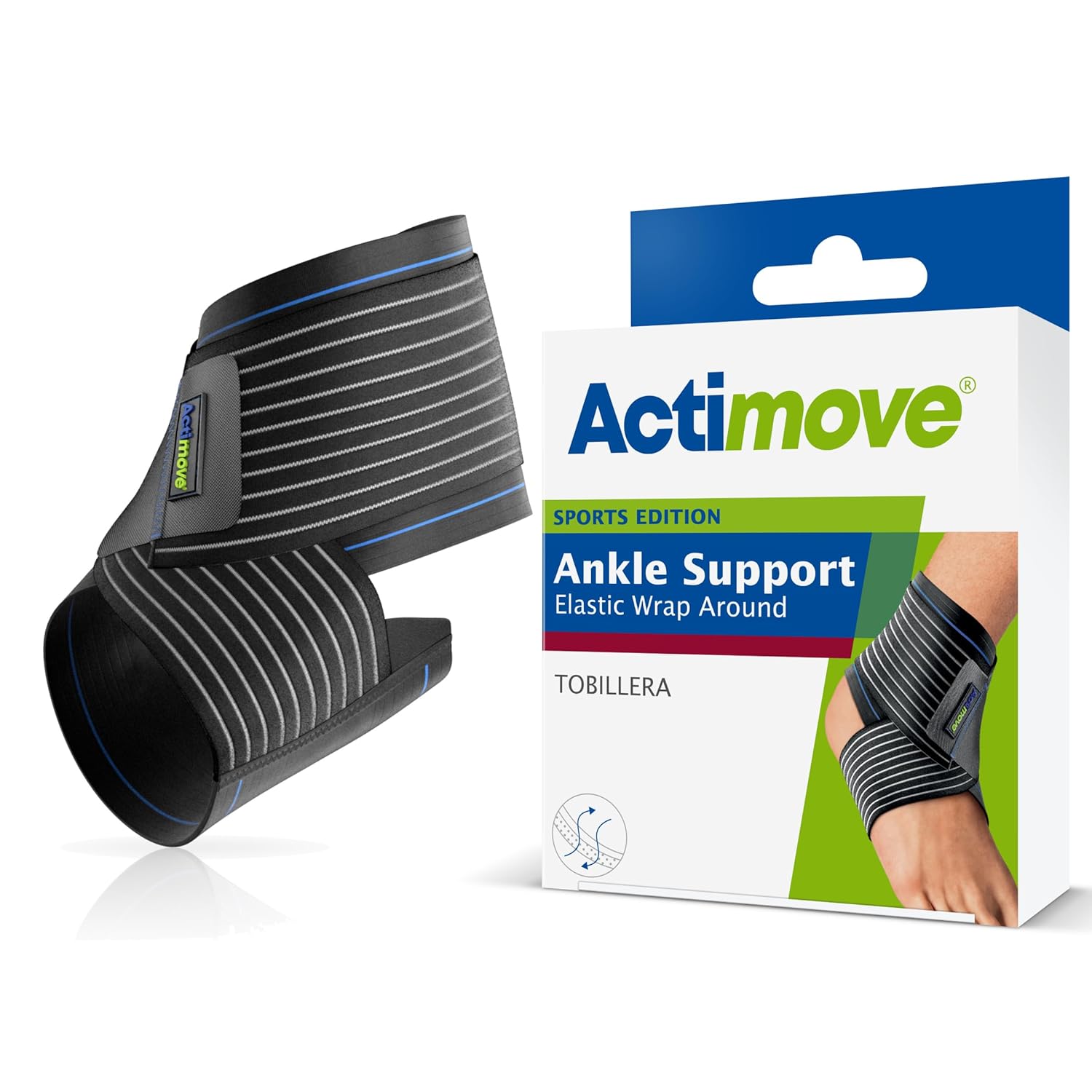 ACTIMOVE ANKLE SUPPORT ELAST CHEVILL M/1