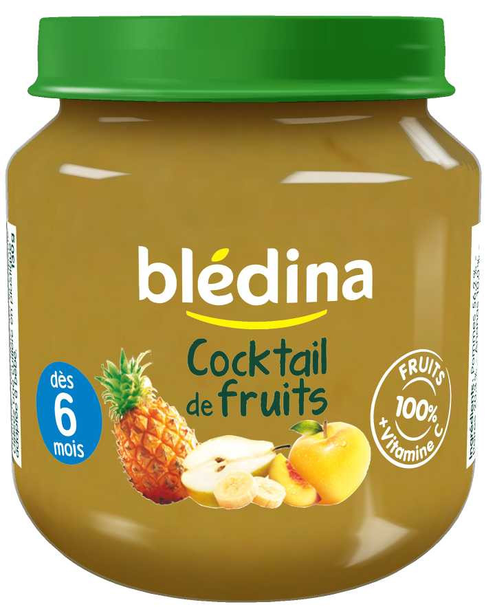 BLEDINA POT COKT FRUITS 4*130G CH